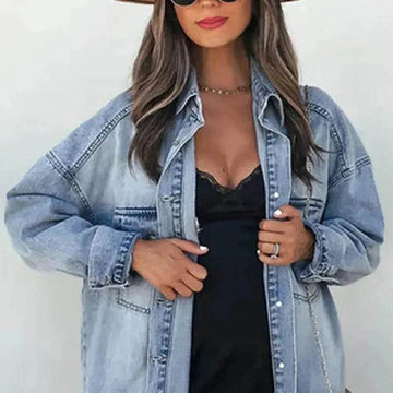 Retro Outer Long-sleeves Top For Women