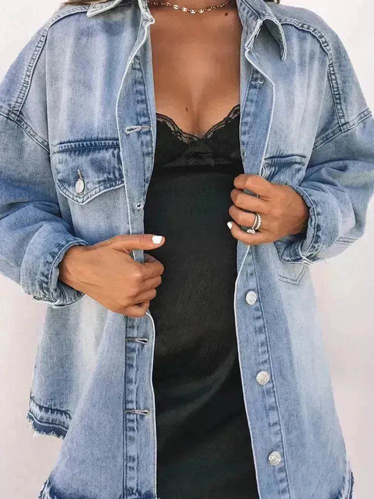 Retro Outer Long-sleeves Top For Women - Velora