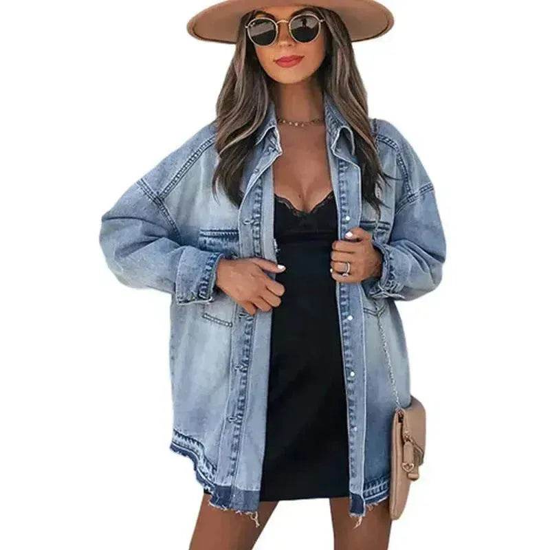 Retro Outer Long-sleeves Top For Women - Velora