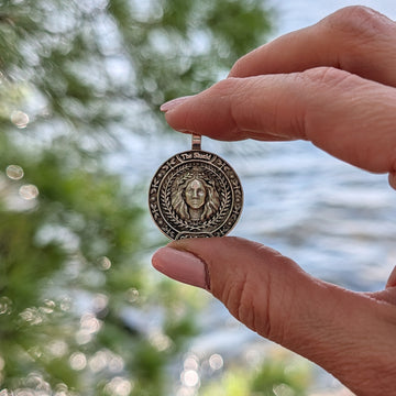 The Shield of Athena | Pendant | Made to Order | Sterling or Gold