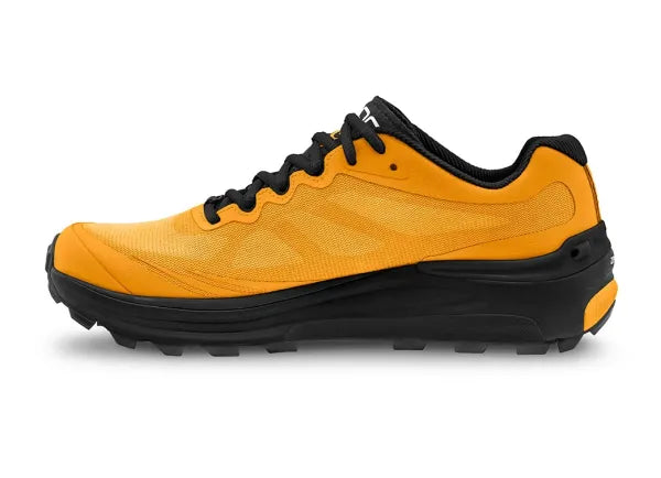 Topo Athletic Men's MTN Racer 2 Trail Running Shoes Size 12 US Mango/Black - Velora