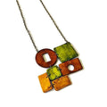 Rustic Geometric Jewelry Set with Statement Necklace & Earrings - Velora Luxury Fashion