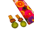Rustic Geometric Jewelry Set with Statement Necklace & Earrings - Velora Luxury Fashion