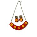 Rustic Statement Jewelry Set with Fall Colors - Velora Luxury Fashion