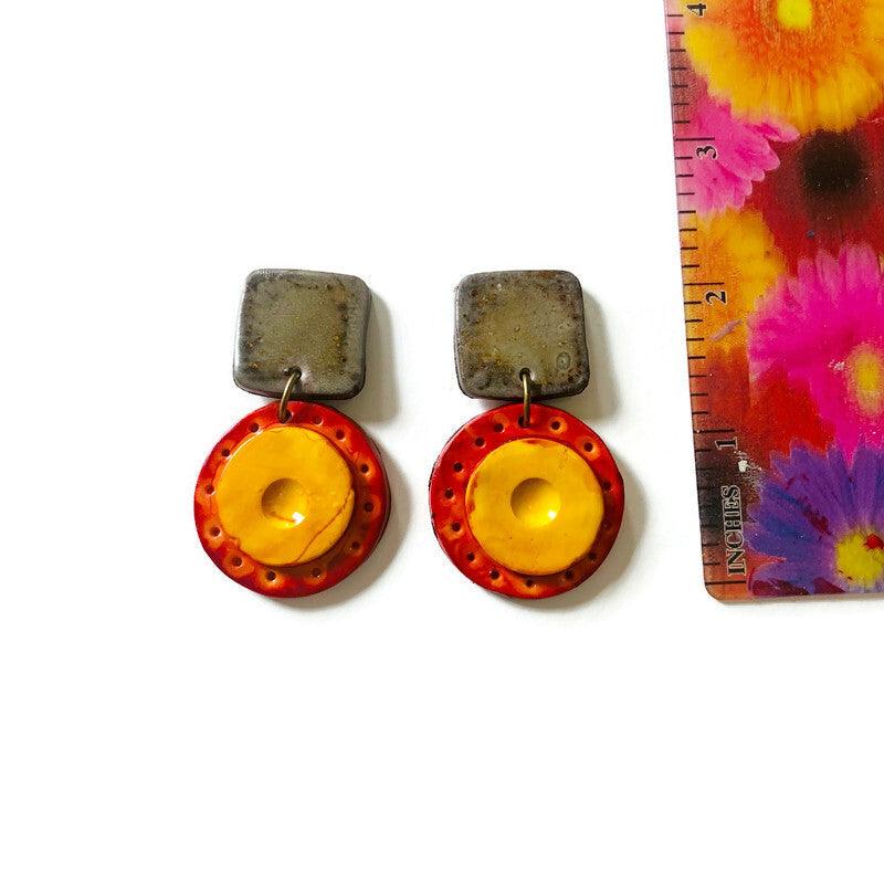 Rustic Statement Jewelry Set with Fall Colors - Velora Luxury Fashion