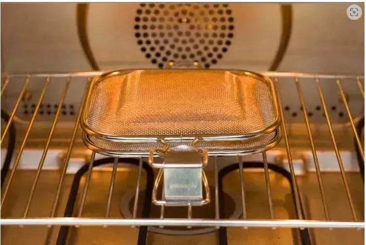 Sandwich BBQ Grill Sandwich Oven Food Bread Stainless Steel Barbecue Net BBQ Grill Breakfast Baking Tool - Velora