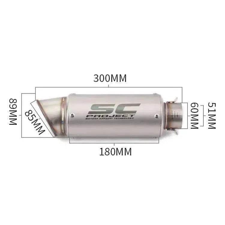SC PROJECT Motorcycle Vehicle Modified Exhaust Pipe - Velora