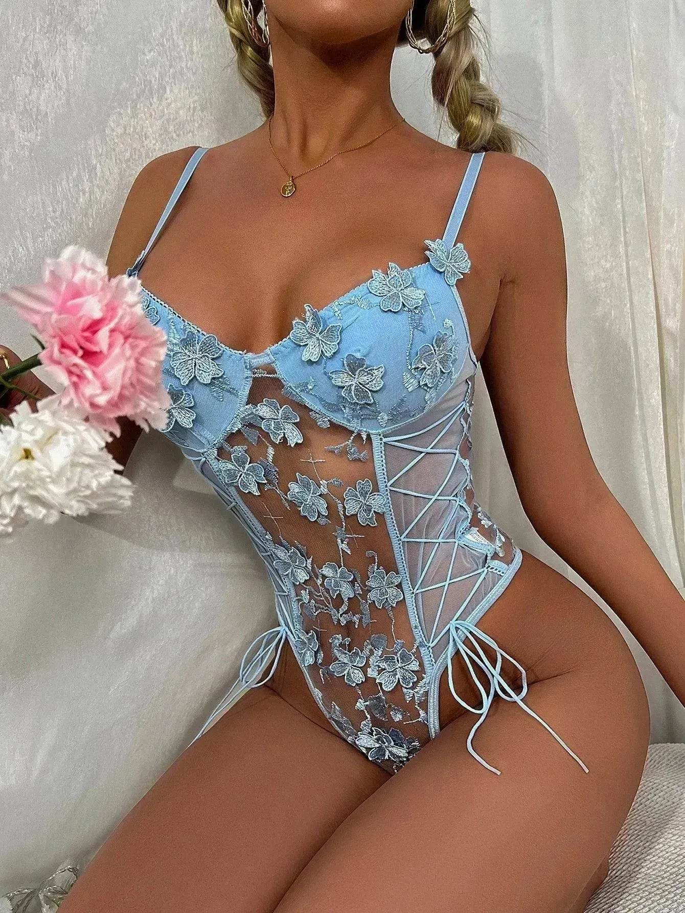 Charming Lingerie Summer Lingerie One Piece Lingerie - Velora