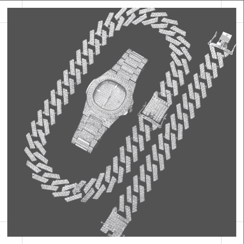 Lost and Found Jewelers Silver Cuban Link Chain Set - Velora Luxury Fashion