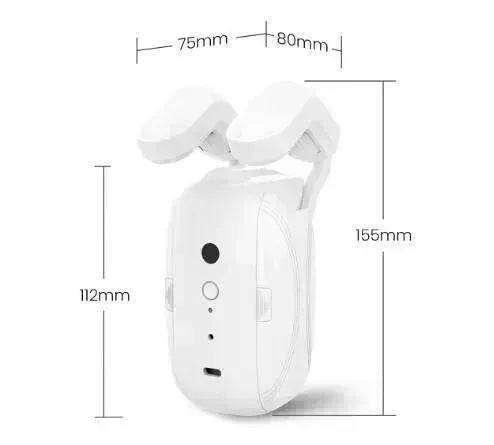 Smart Intelligent Curtain Opener Robot Motor BT Voice Control Switch Electric Curtain Robot APP Control Timer Setup Compatible with Home for Roman Rod - Velora