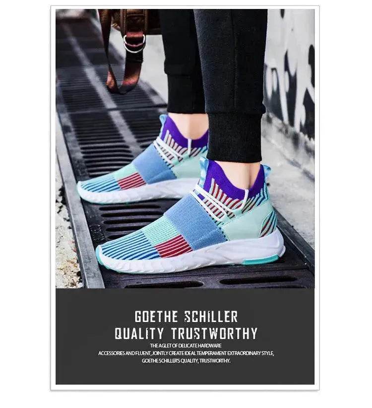 Soft-soled Breathable Shoes Men's Korean Style Trendy Sneakers - Velora