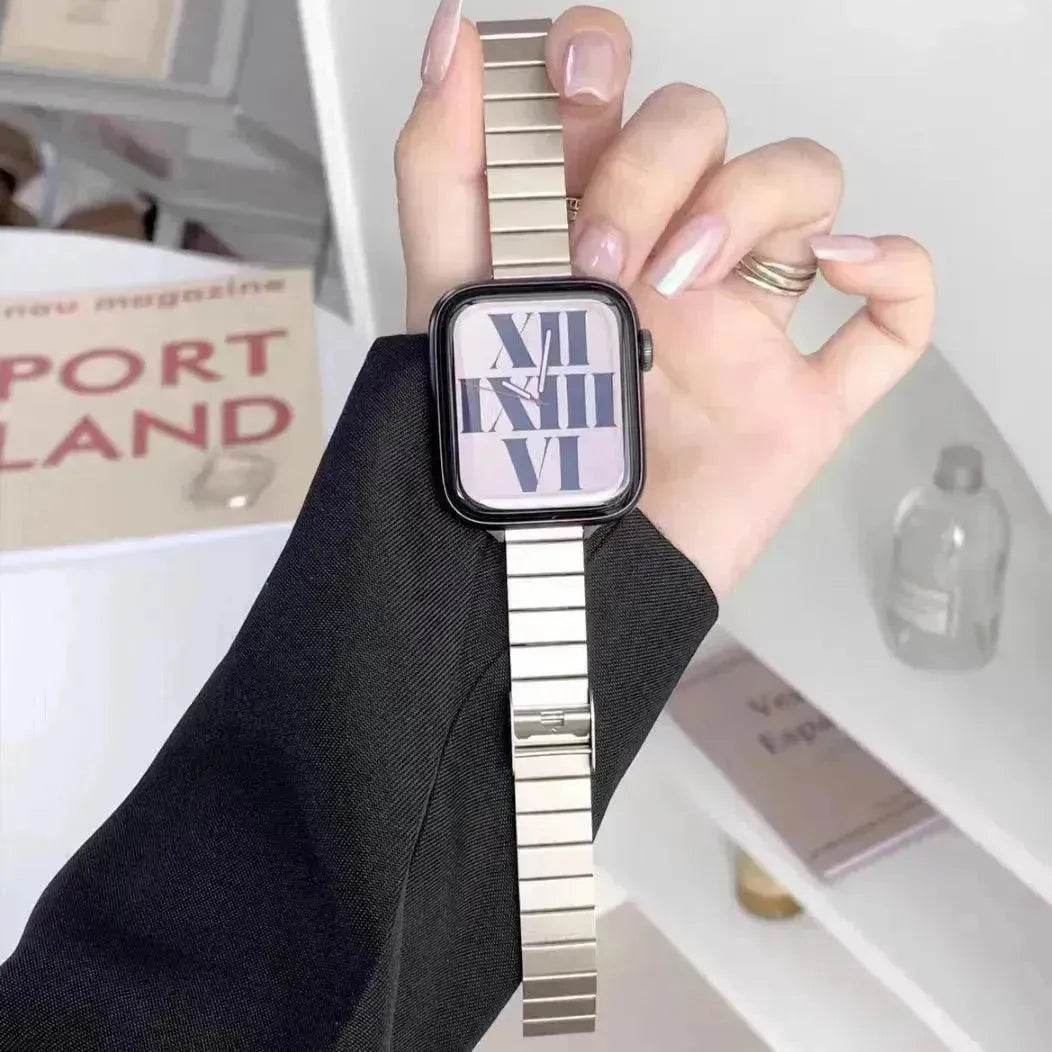 Starlight Color Metal Stainless Steel Watch Strap - Velora