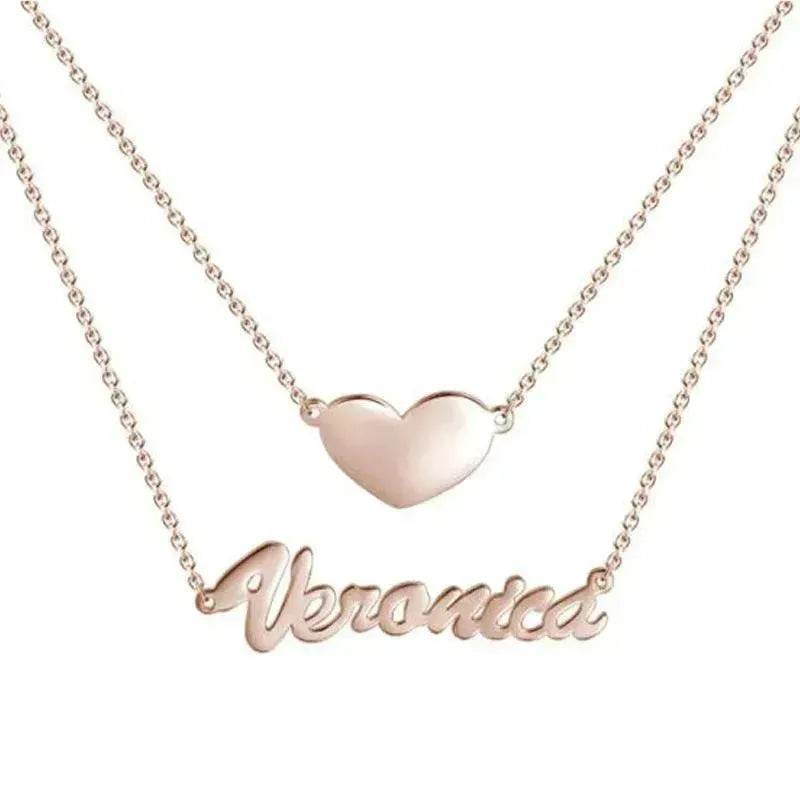 Sterling Silver Personalized Custom Jewelry Heart-shaped - Velora