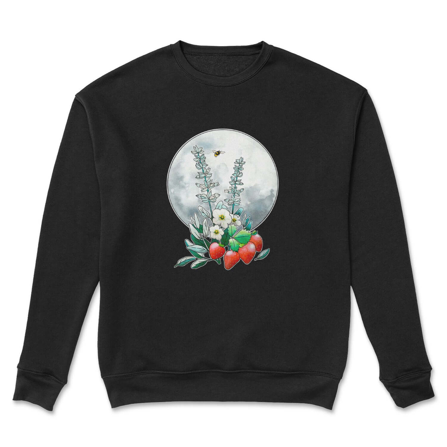 Strawberry Sage Crewneck Red Rebel Armour