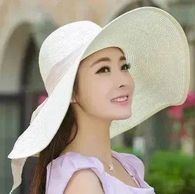 Summer Korean version of the tide hat female folding summer beach hat sun hat - Velora
