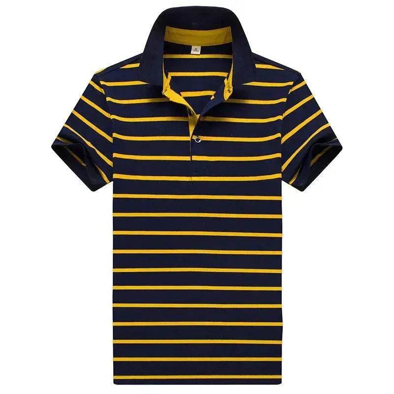 Summer Men's Casual Short-sleeved Knitting Polo Shirt - Velora
