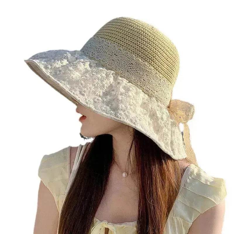 Summer Seaside Vacation Sun Protection Sun Hat Fashion Foldable - Velora