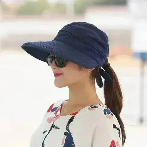 Summer Sunshade Ladies Foldable Summer Hat - Velora
