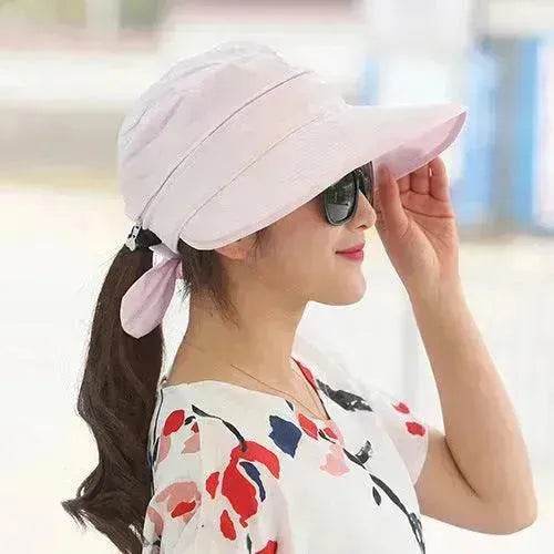 Summer Sunshade Ladies Foldable Summer Hat - Velora