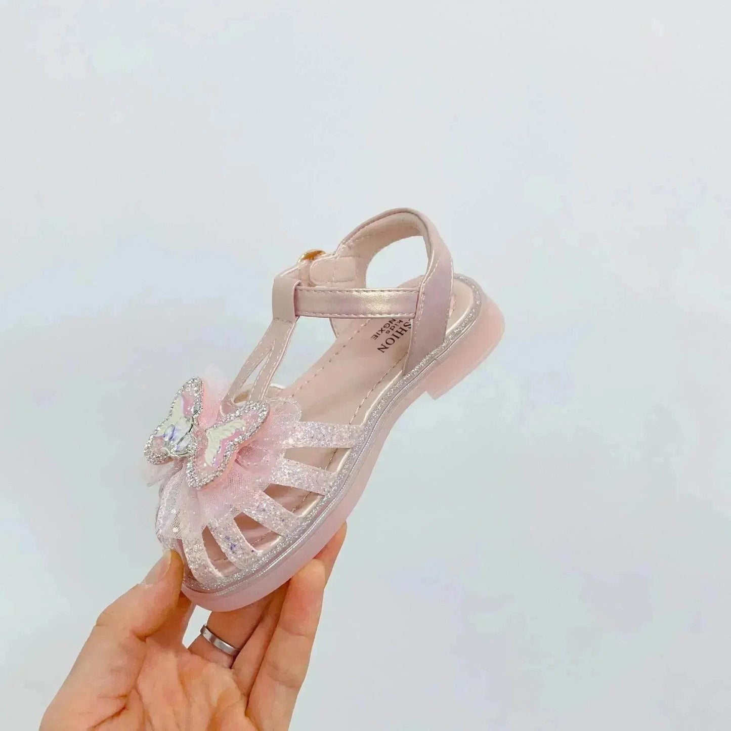 Sweet Western Style Mermaid Tail Bowknot Baby Hollow Out Bird's Nest Sandal - Velora