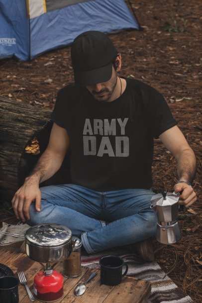 Army Dad Rhinestone Shirt – Military Pride Sparkle Bling Apparel | Blingdazzel
