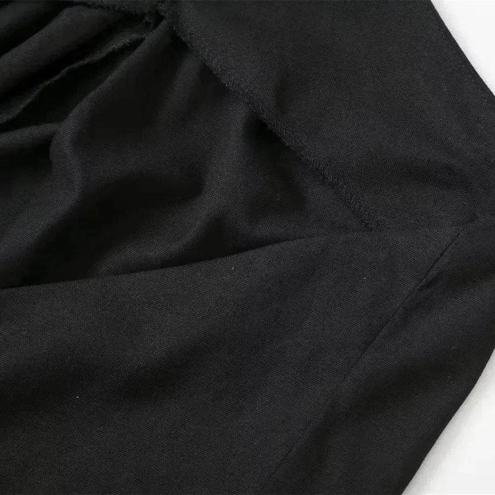 Tassel Hangings Collar Linen Dress