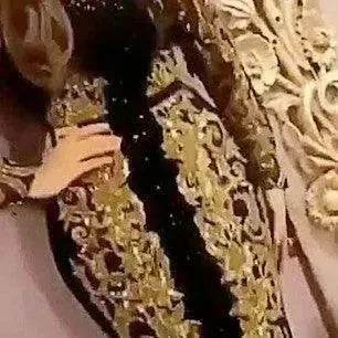 Temperament Commute Long Sleeve Sequins Dress for Cocktail Party - Velora