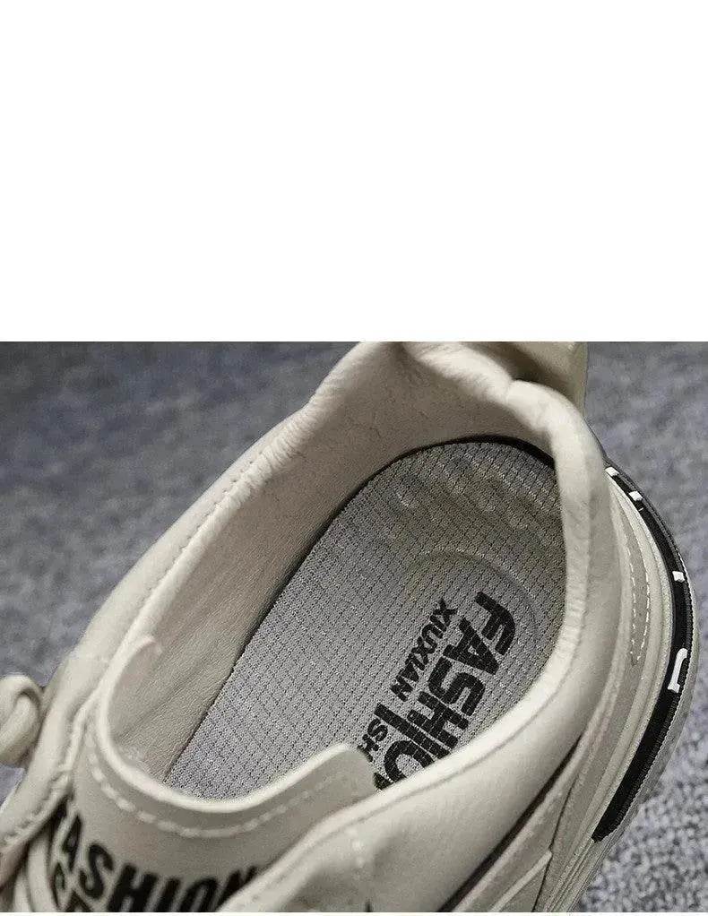 Thick Bottom Non-slip Wear-resistant Work Sneaker Shoes for Men - Velora