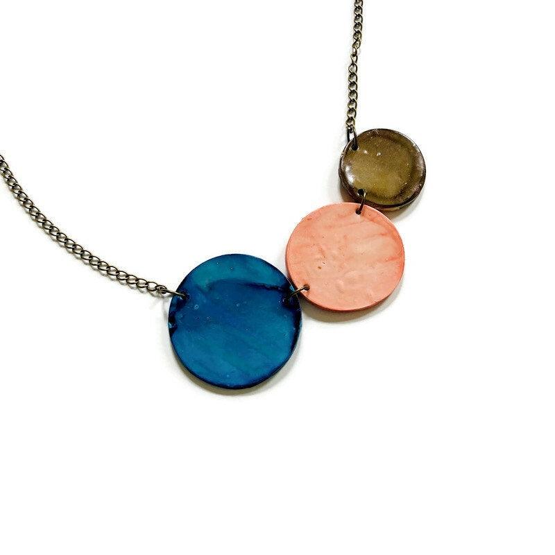 Tri Tone Statement Jewelry Set - Velora Luxury Fashion