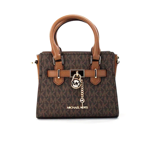 Michael Kors Hamilton Mini Brown PVC Crossbody