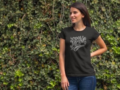 Cool Mom Rhinestone Shirt – Stylish Mom Sparkle Bling Apparel | Bling Dazzel