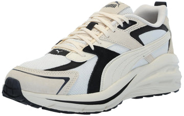 PUMA Womens Hypnotic Leather Sneaker Alabaster Black 6.5