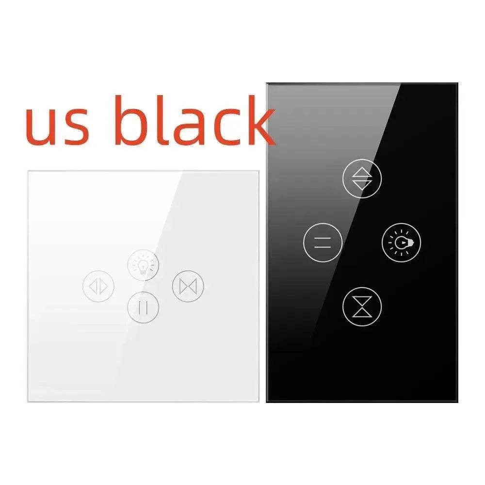 Tuya Smart WiFi Roller Shutter Curtain Light Wall Switch Voice Control Work With Alexa - Velora