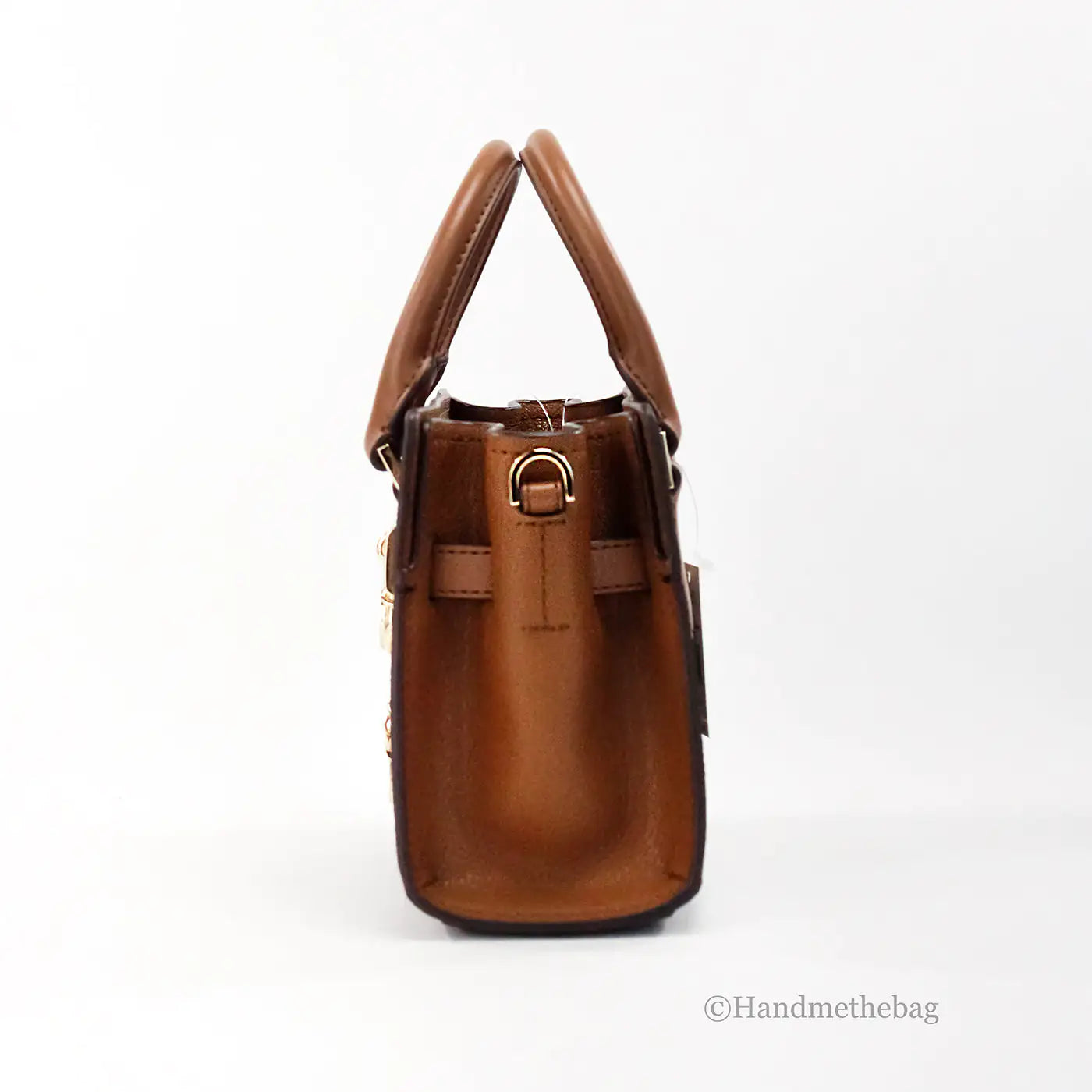 Michael Kors Hamilton Mini Brown PVC Crossbody