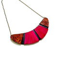Unique Statement Jewelry Set in Pink Yellow & Black - Velora Luxury Fashion