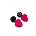 Unique Statement Jewelry Set in Pink Yellow & Black - Velora Luxury Fashion