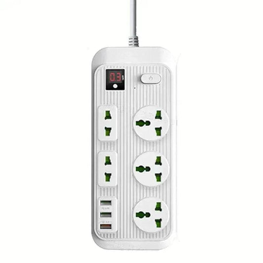 USB Power Strip Smart British Plug Multi-function Power Surge - Velora