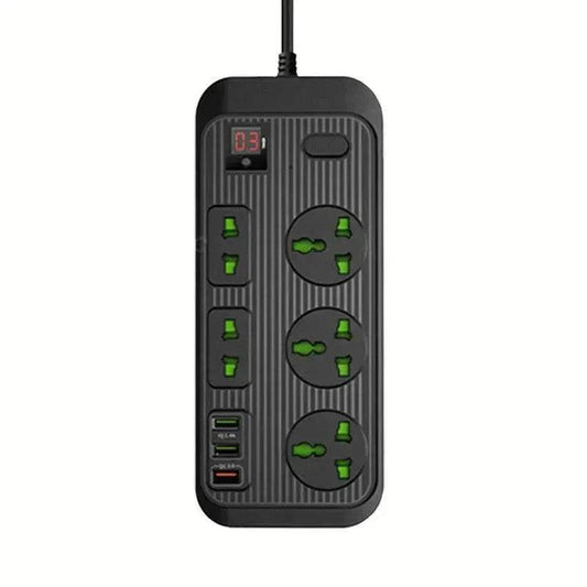 USB Power Strip Smart British Plug Multi-function Power Surge - Velora