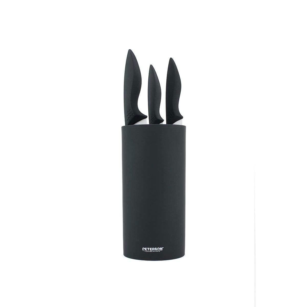 UTILITY KNIFE BLOCK (Round/Black) - Velora Luxury Fashion