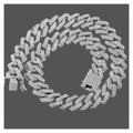 Lost and Found 20mm Silver Cuban Link Chain Jewelry - Velora Luxury Fashion