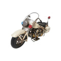 Vintage Police Motorcycle Metal Model - Velora Luxury Fashion