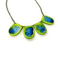Watercolor Jewelry Set with Statement Necklace & Earrings Handmade - Velora Luxury Fashion