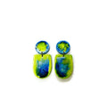 Watercolor Jewelry Set with Statement Necklace & Earrings Handmade - Velora Luxury Fashion