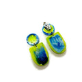 Watercolor Jewelry Set with Statement Necklace & Earrings Handmade - Velora Luxury Fashion