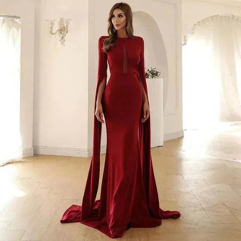 Women's European And American Long Skirt Charming Mermaid Dress Skirt Women Wedding Guest Dress - Velora