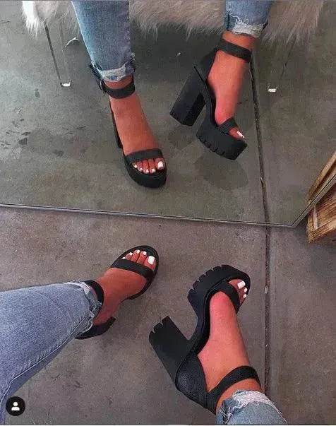 Women's Shoes Summer - High Heels Fashion Large Size Sandals - Velora