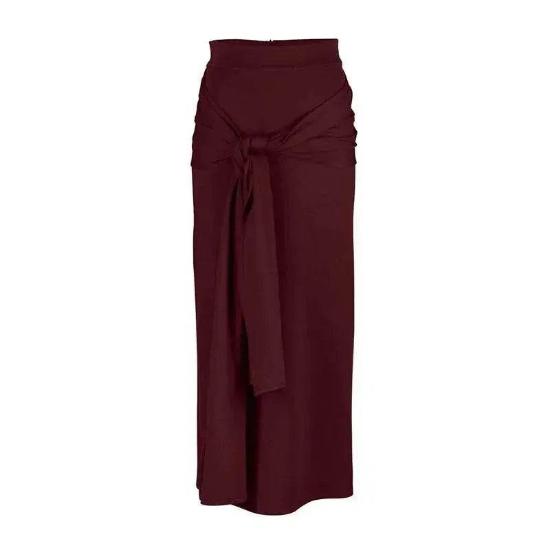 Women's Solid Color Arab  Hip Skirt EX-STOCK Canada