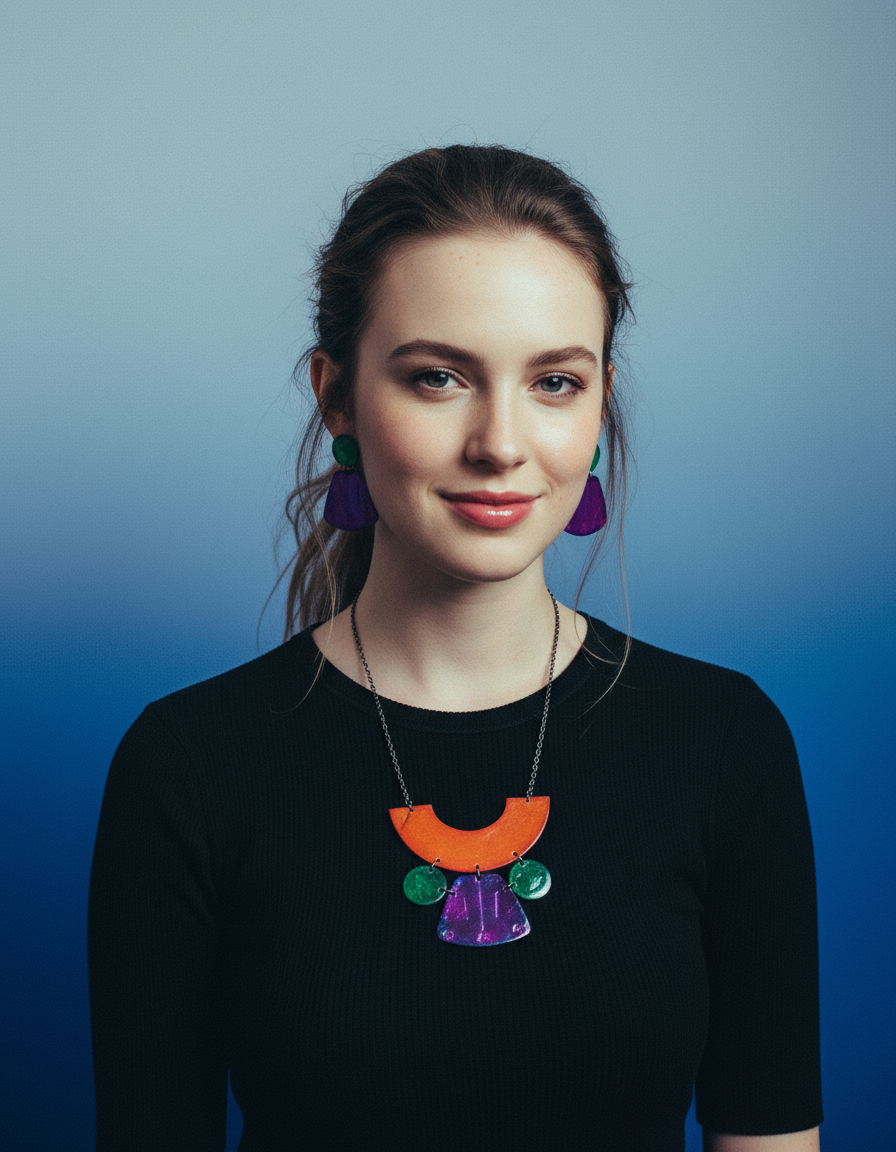Big Bold Colorful Statement Necklace - Velora Luxury Fashion