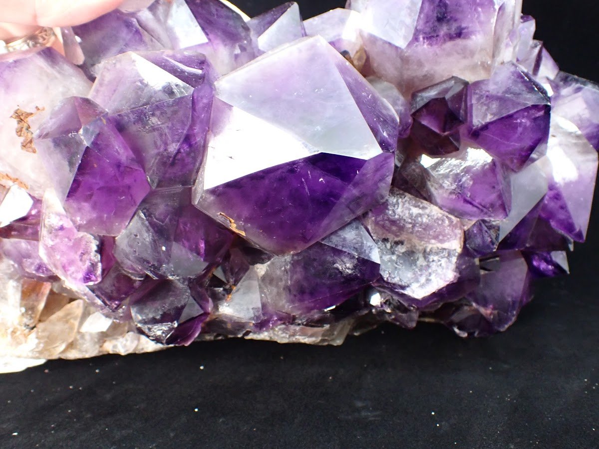 XL Amethyst Cluster with Phantom Zoning – Congo 23 lbs, 12.5" x 9"