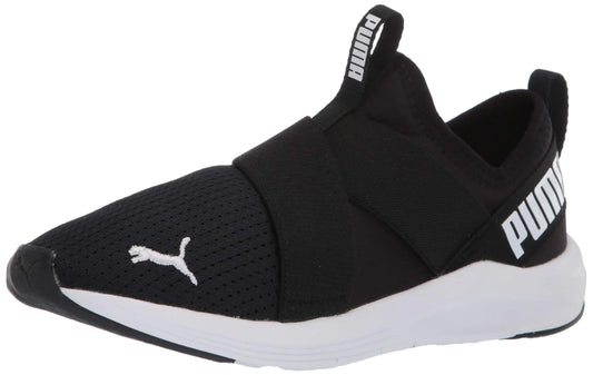 PUMA Women's Prowl Slip-On Trainer Black/White 9.5